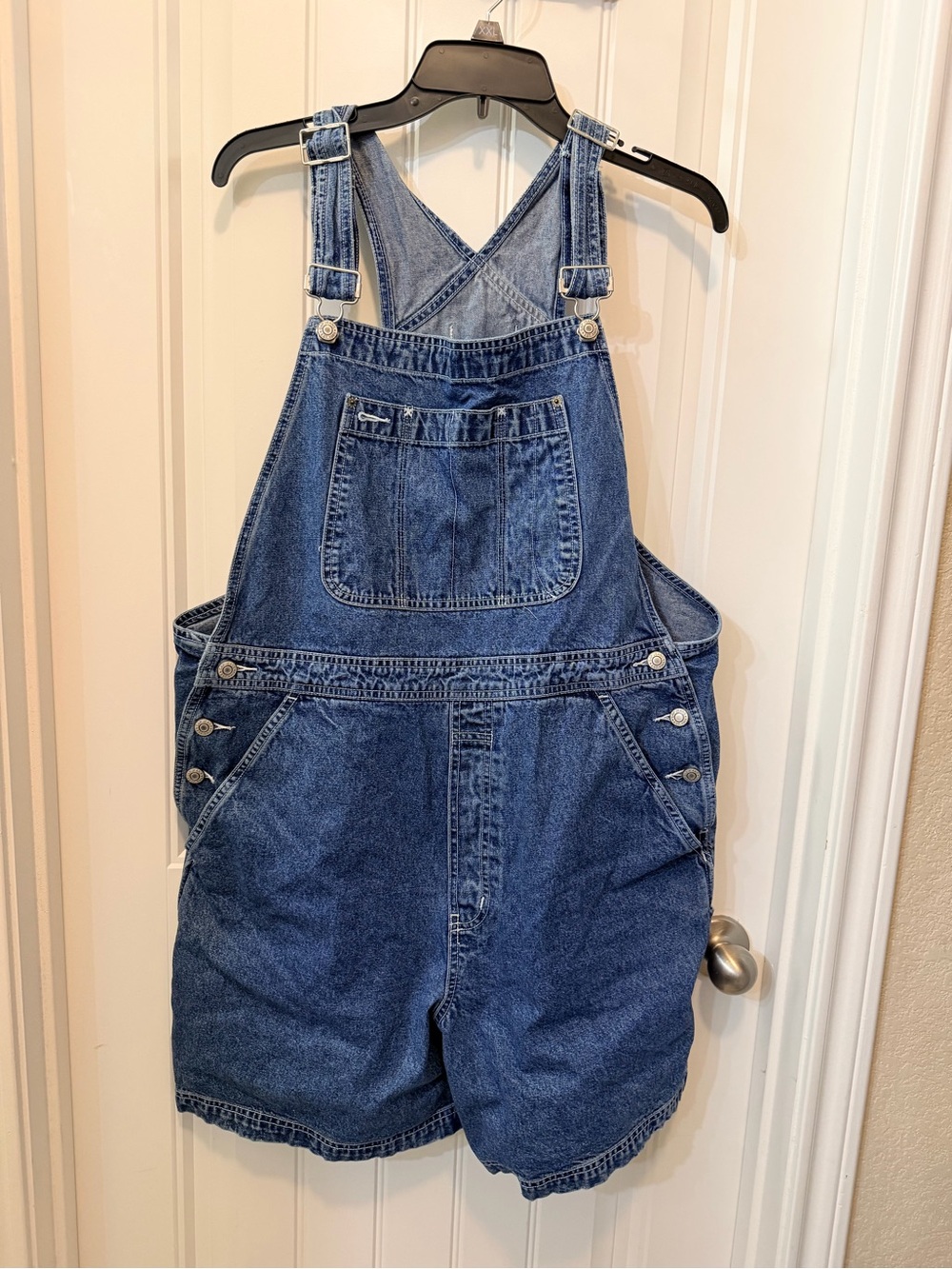GAP Blue Denim Short Overalls